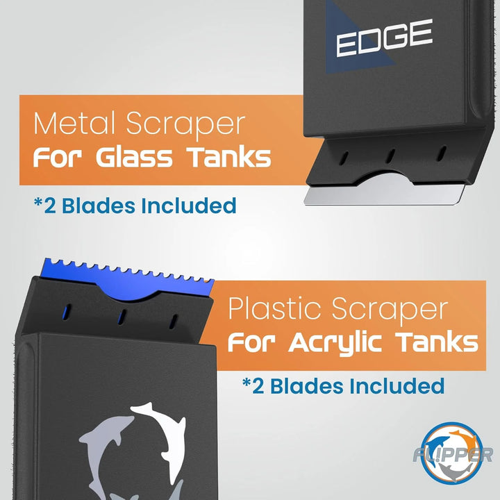 Flipper Edge 2 in 1 Floating Magnetic Aquarium Algae Cleaner (Standard)
